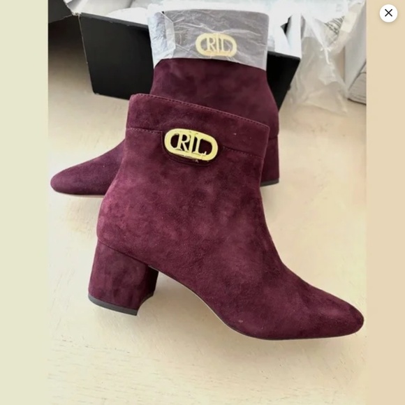 Ralph Lauren Shoes - NWT Ralph Lauren Leather Suede Boots Size 7